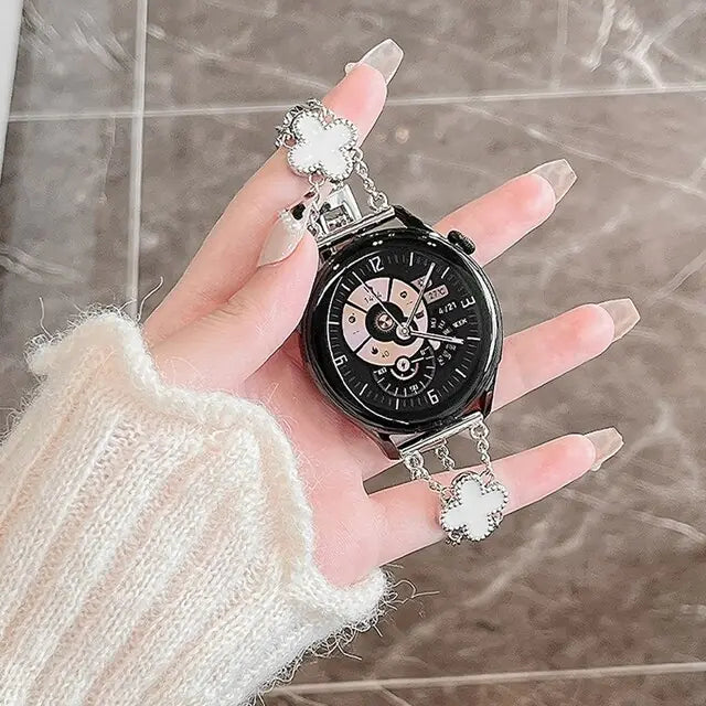 Luxury Clover Chain Strap for Samsung Galaxy Watch