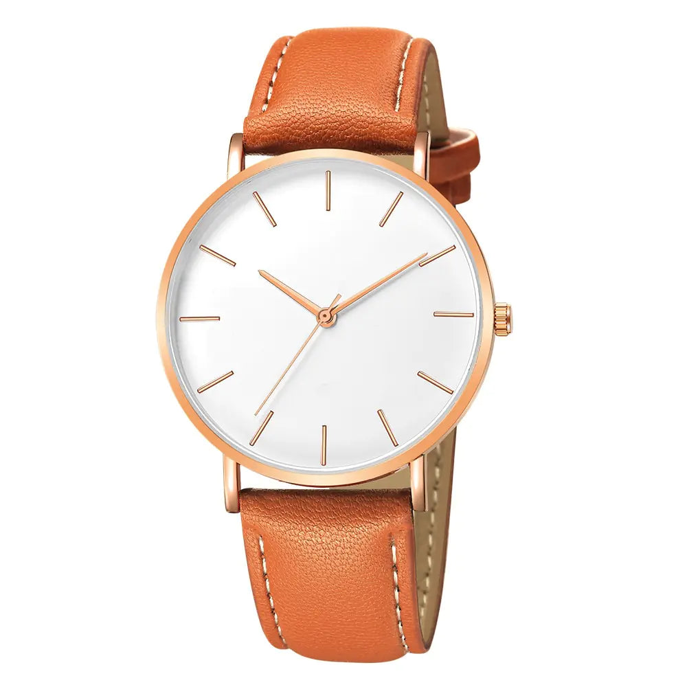 Simple Leather Men's Luxury Watches