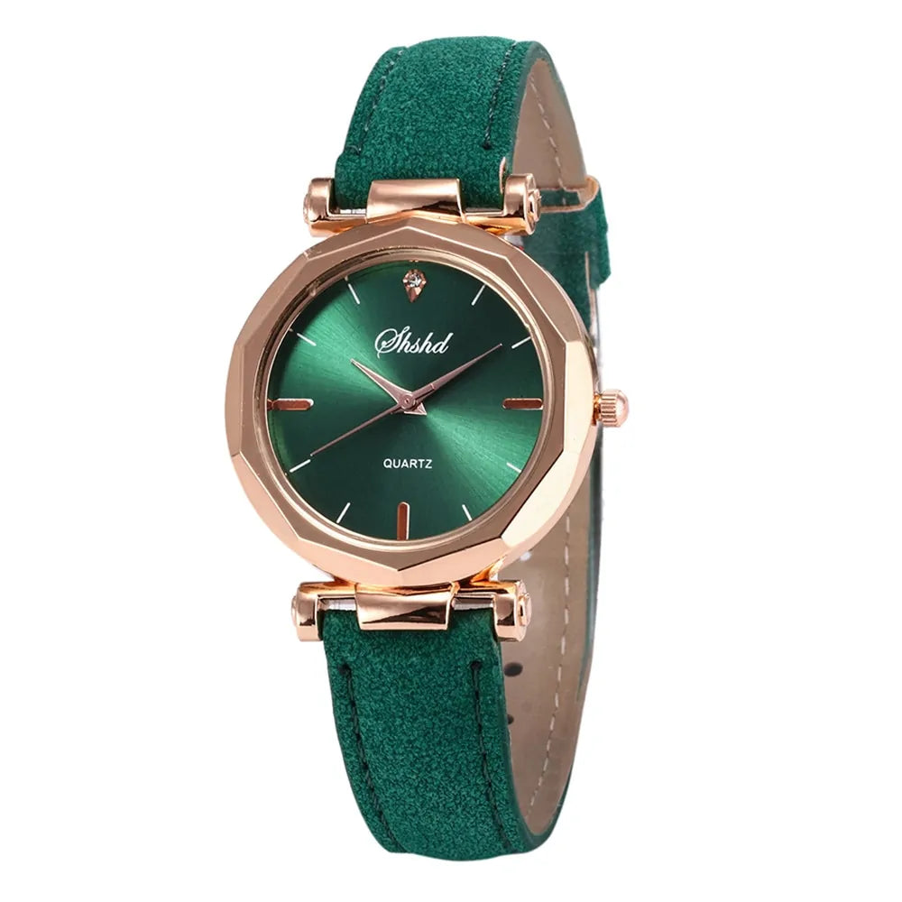 Fashion Women Leather Casual Watch